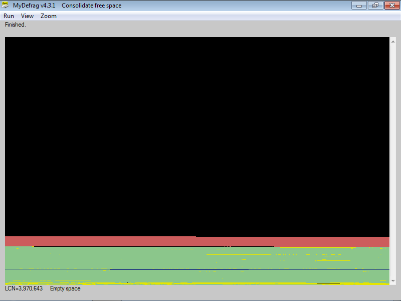 Defrag Results