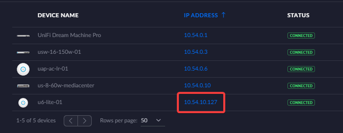 Device at Auto-Assigned IP