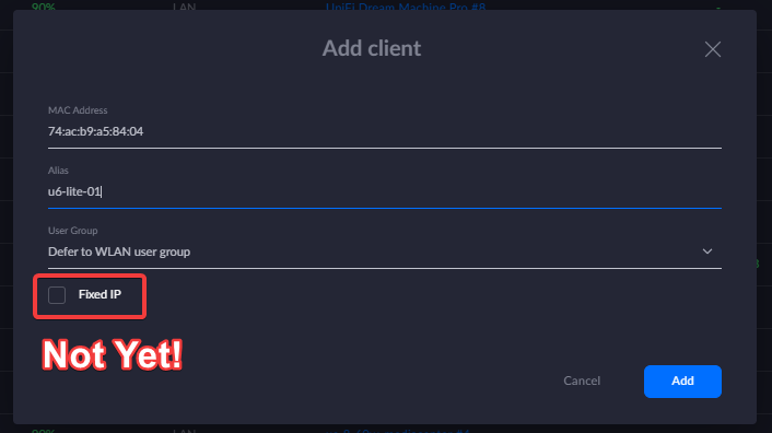 Adding Client